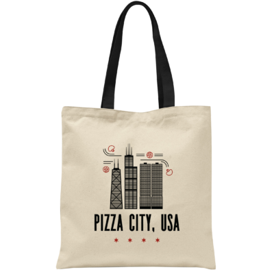 Pizza City Tote Bag