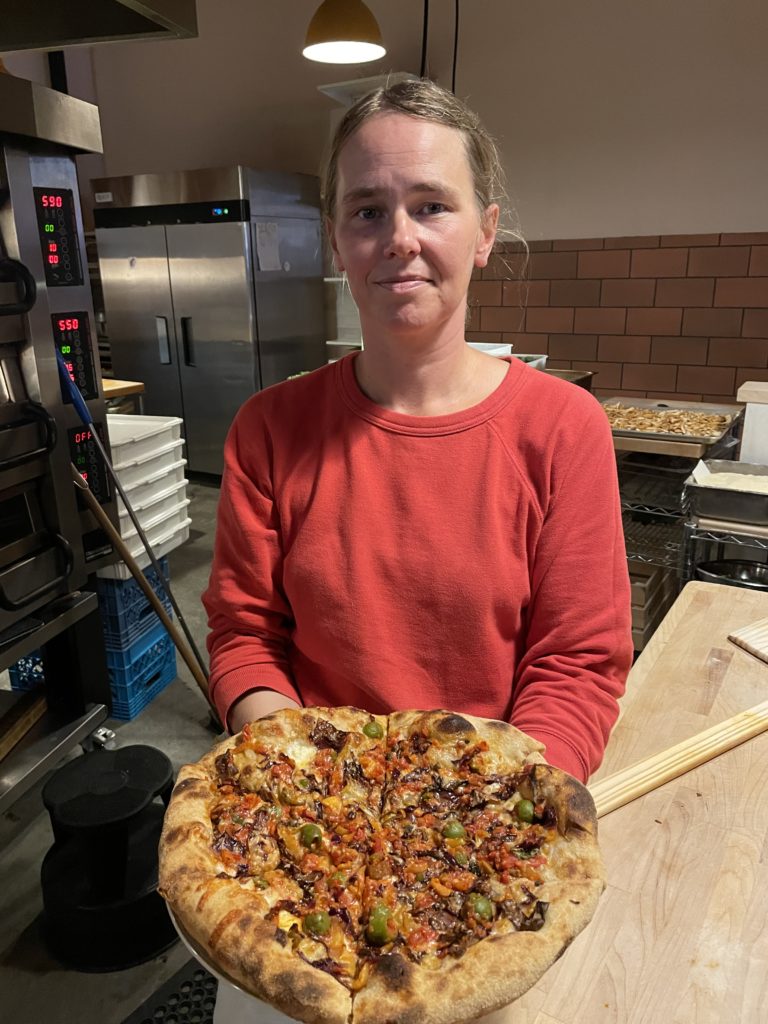 Sarah Minnick from Lovely's Fifty Fifty in Portland, OR » Pizza City USA
