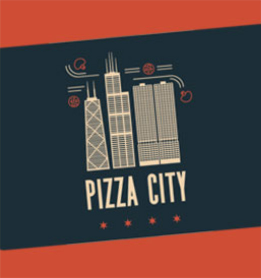 Pizza City Tote Bag